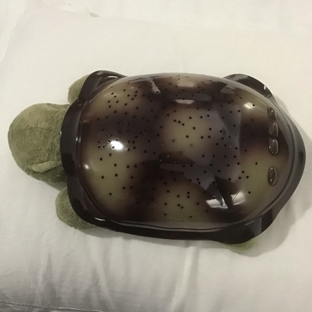 Cloud B Turtle Star Nightlight 8 Constellations, 3 Color Choice, Auto Off